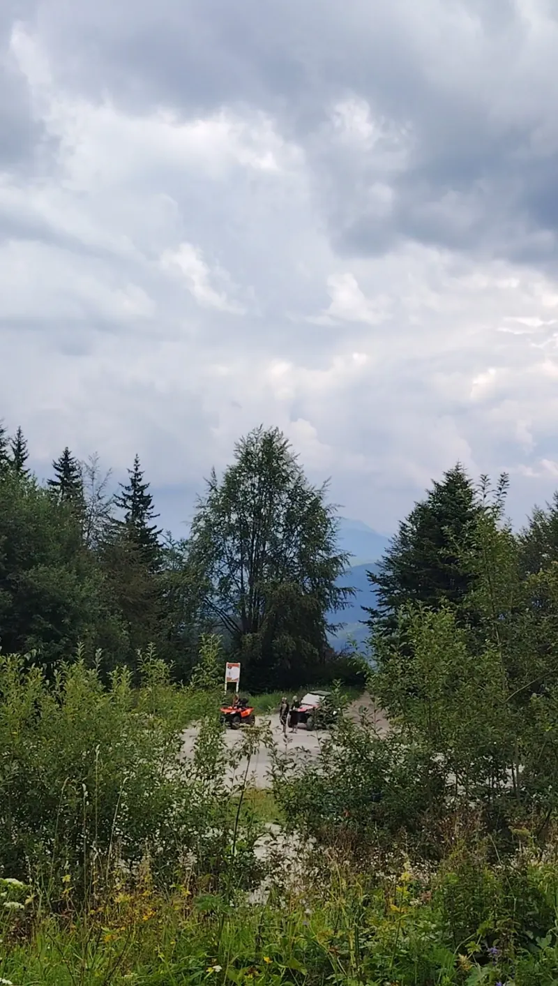 Belvedere Cota 1400 cu panoramă montană, tur ATV în Munții Bucegi