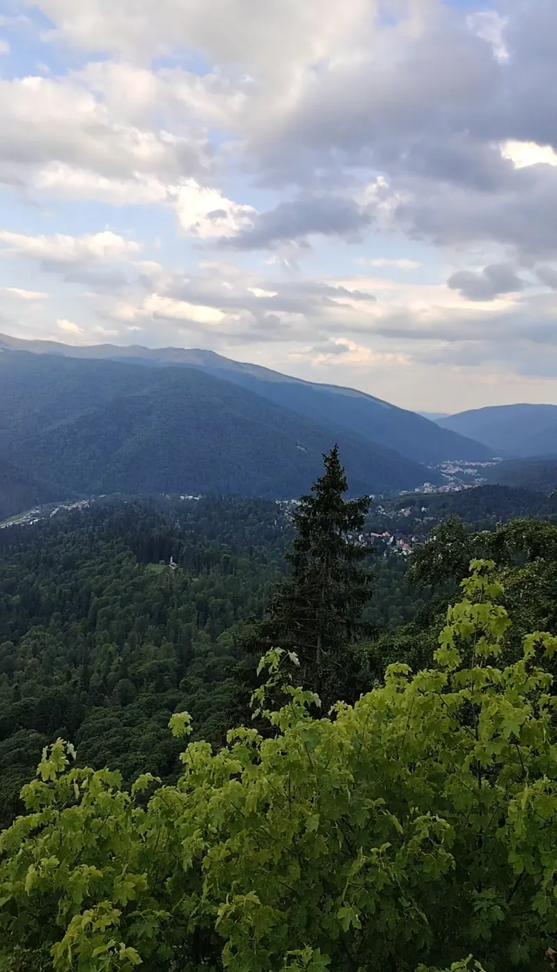 Viewpoint at the Franz Joseph Rocks over the Prahova Valley, Sinaia
