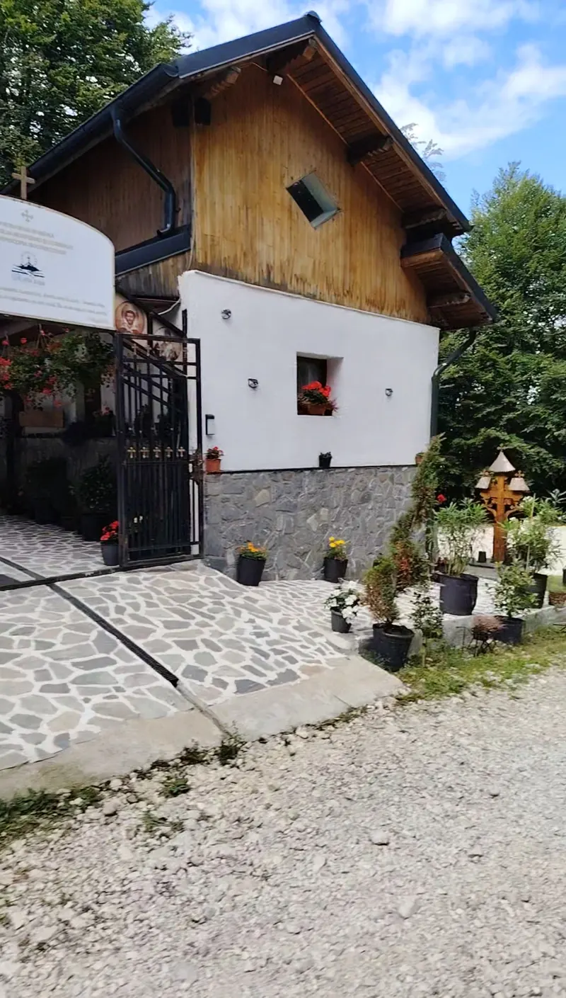 Entrance to the Saint Anne Hermitage on the Cota 1400 trail, Sinaia